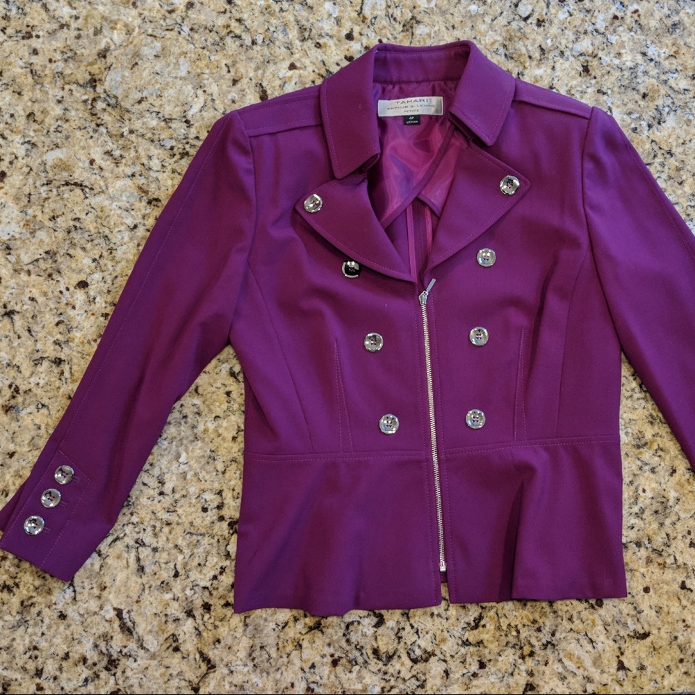 Zip up Peplum Jacket